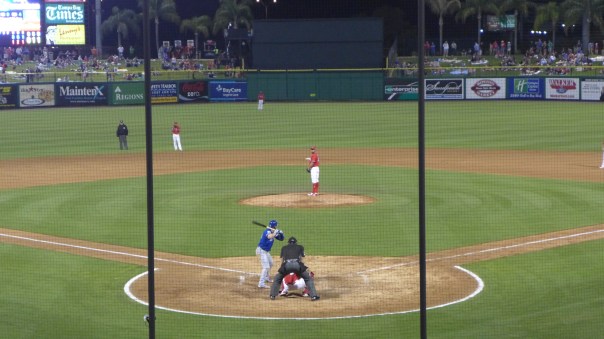 Night Baseball in Clearwater 3-25-2016